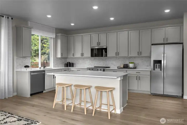 Photo of the model home and may include options that are not included in the base price or the price listed