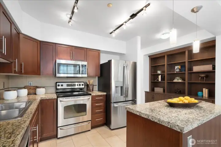 Thoughtfully designed kitchen with timeless finishes