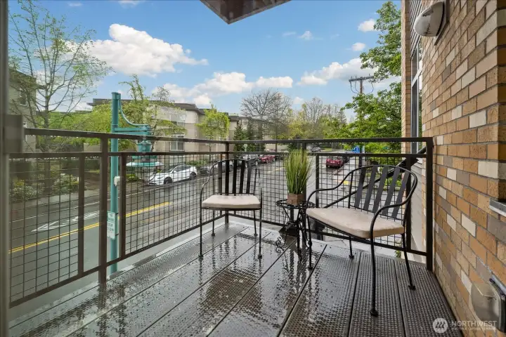 Private patio retreat perfect for morning coffee or evening unwind