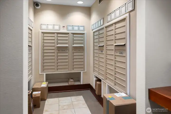 Secured mail room