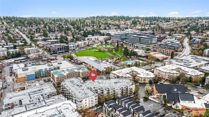 Walkable to Cross Kirkland Corridor, Baseball field, and Urban Kirkland