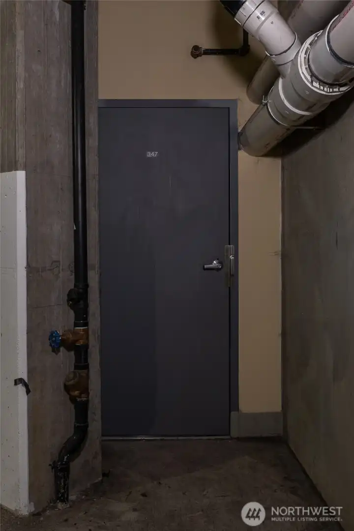 Storage Unit Located on same floor as parking Storage Unit Located on same floor as parking