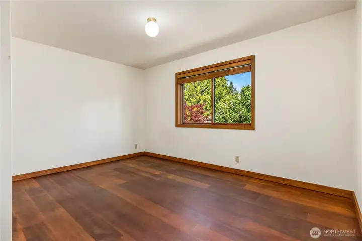 Bedroom-wood floors throughout the home!
