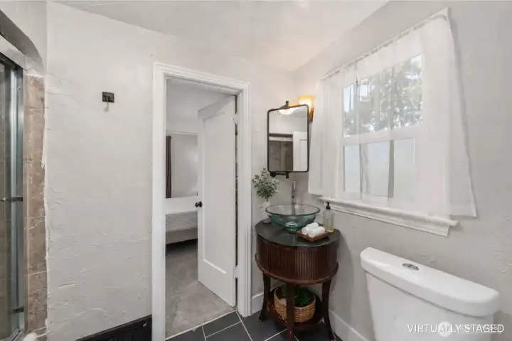 Full bath upstairs Full bath upstairs