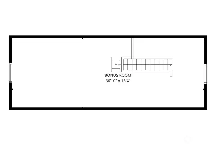 3rd Floor/Attic Bonus Room - Floor Plan 3rd Floor/Attic Bonus Room - Floor Plan
