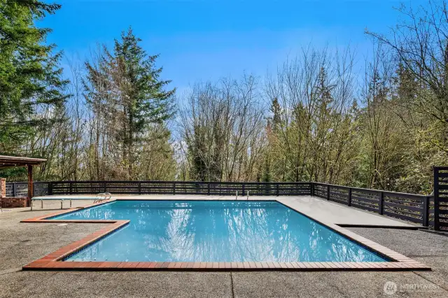 Your very own private retreat surrounded by tall trees. If you trim trees there is a possible view of the lake.