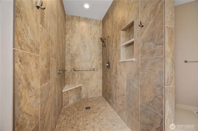 Primary Bath Double Walk in Shower