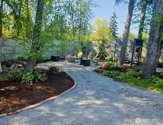 path to firepit