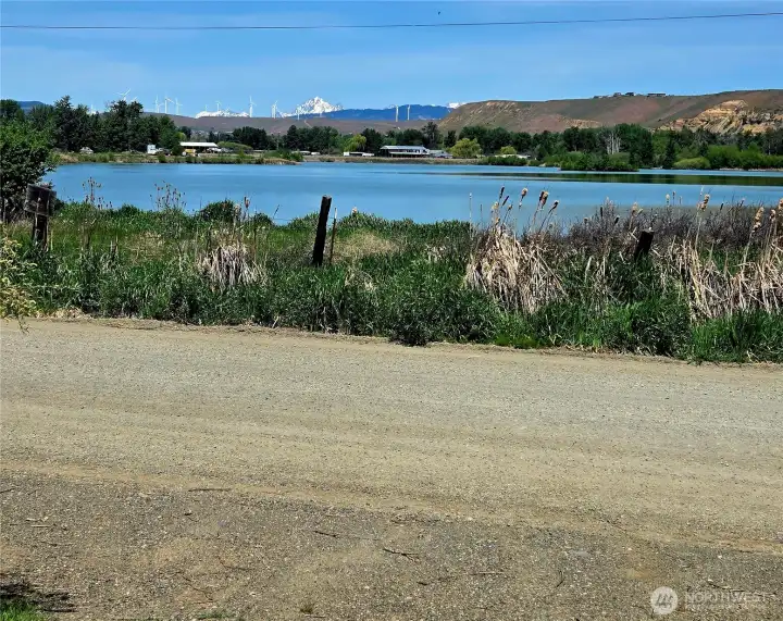 Views of the Stuart Mt Range and pond from the property.