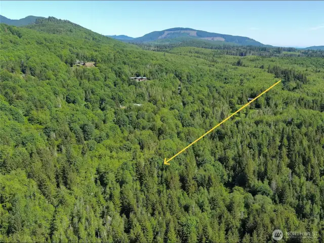 Approximate location of property. Area of 20 acres parcels.