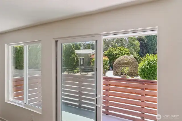 South facing windows bring lots of natural light