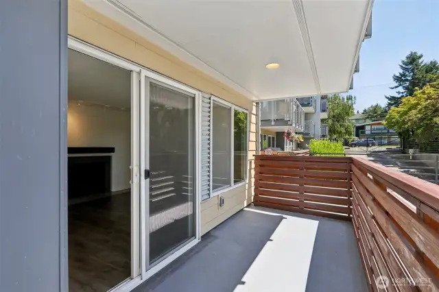 private patio