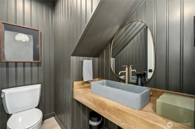 Main floor powder bathroom