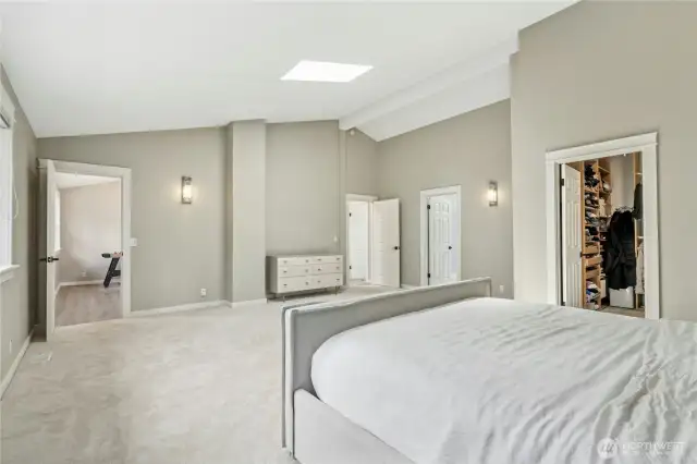 Owner Suite with huge walk-in closet and incredible attached bathroom