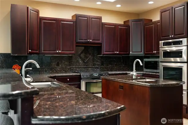 Truly a gourmet, chef's kitchen, designed to make meal preparation simple and enjoyable.