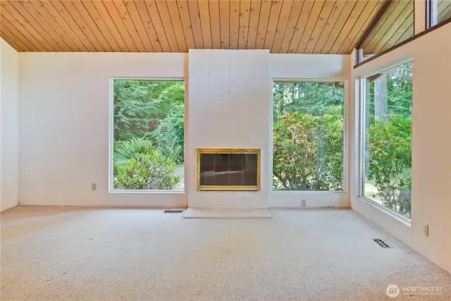 beautiful views from the front living room