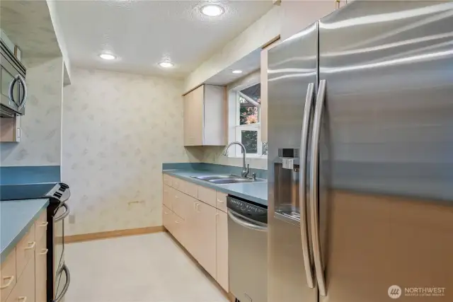 stainless appliances
