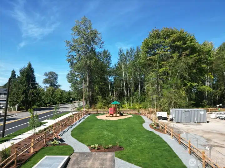 Neighborhood community space.