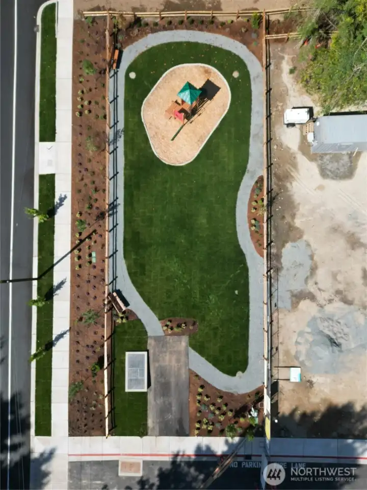 Neighborhood community space.