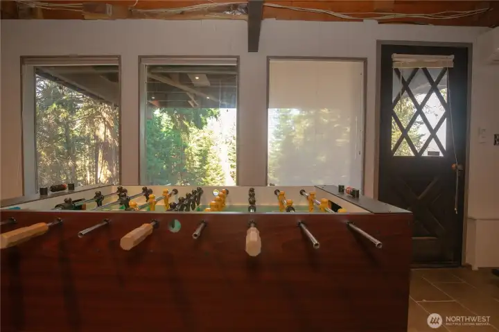 Large basement with bedroom, bath, laundry and could be game room or extra storage.