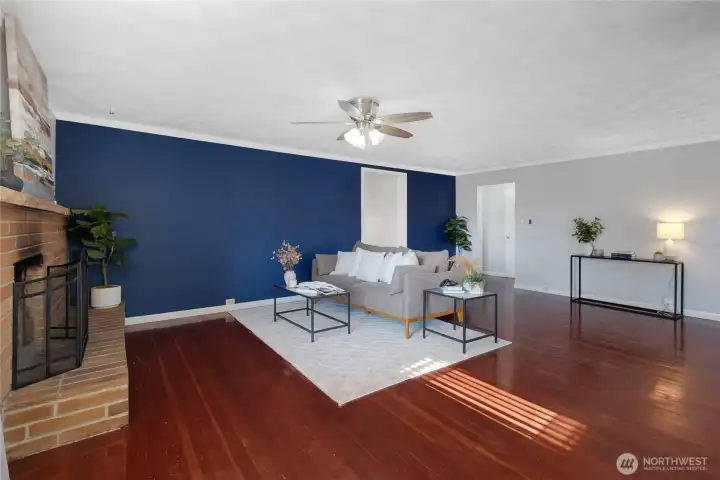 Living Room from Entry Way