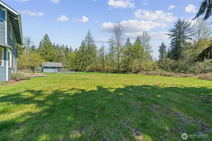 You can see how you are surrounded by trees that make this home SO private