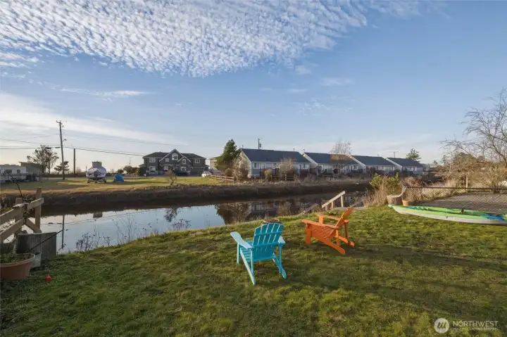 Located in the heart of Birch Bay, this rare creekside lot offers relaxed coastal living with turnkey recreational convenience.