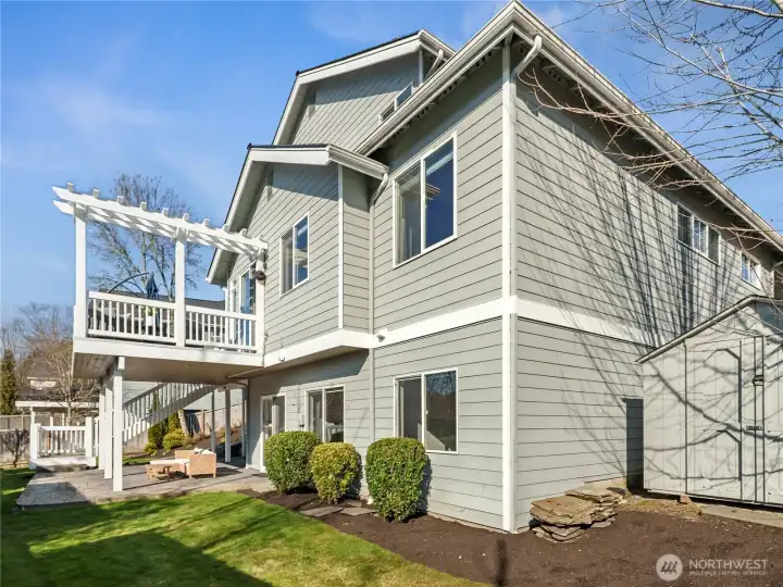 Large lot with space and privacy