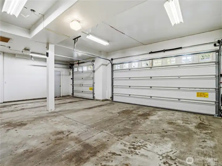 Experience the peace of mind that comes with a true three-car capacity garage.