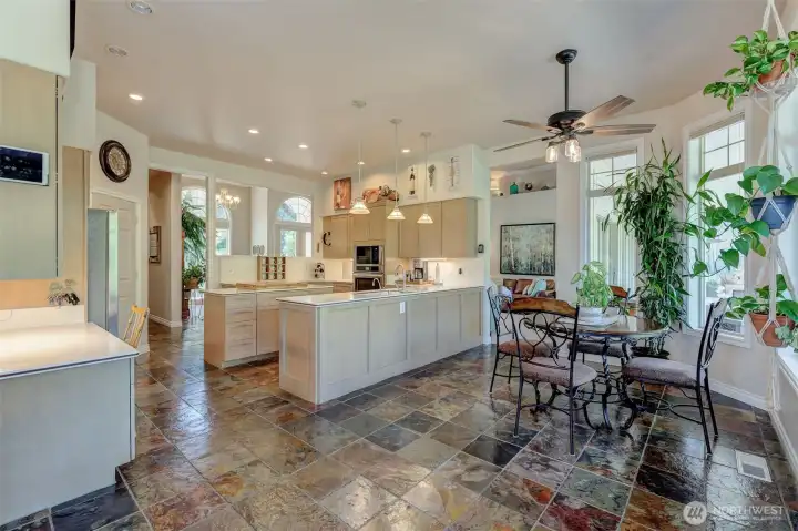 Kitchen featuring new oven, under-cabinet lighting, and ample prep space designed for functionality and style.