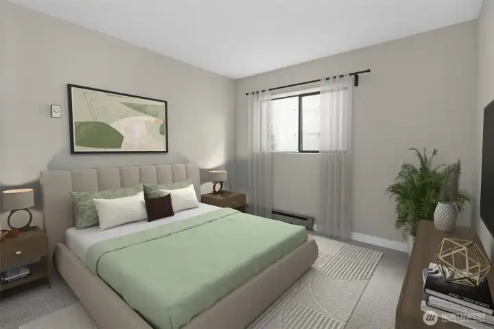 Bedroom 2 Virtually Staged