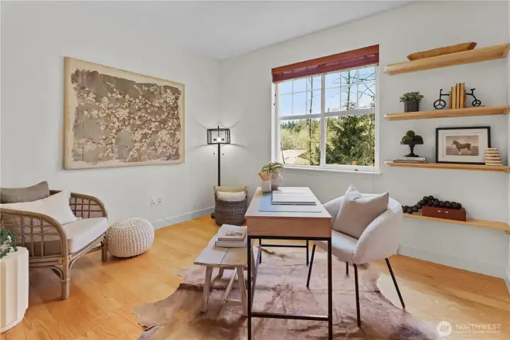 second lower bedroom or home office