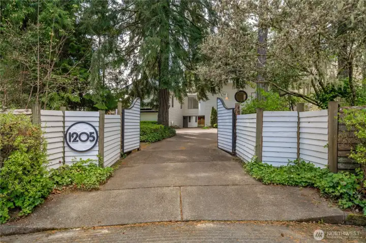 Gated entrance to your 3/4 acre lot
