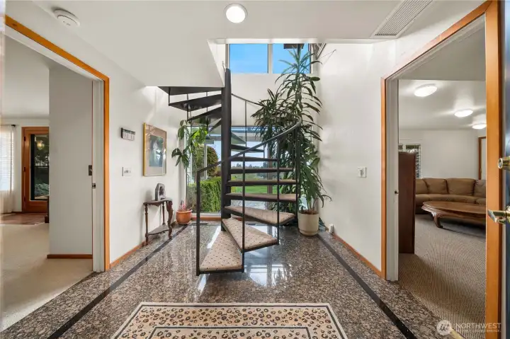 Entrance from front door