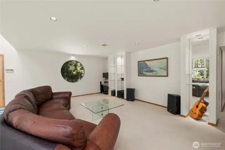 Entertainment seating area