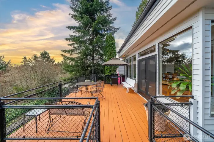 Enjoy the view from the upper deck