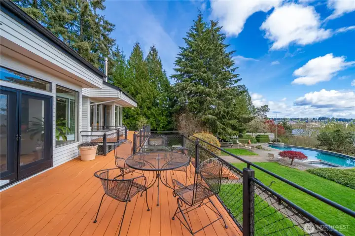 Enjoy the view from the upper deck