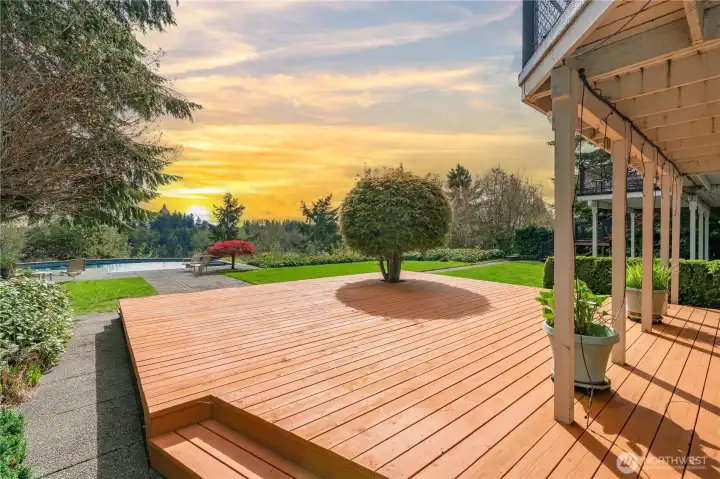 Enjoy the view from the lower deck