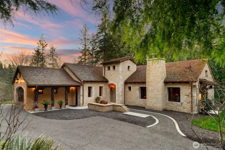 Authentic European architecture brought to life through historic materials and master craftsmanship.