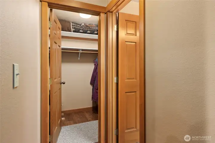 Look at the HUGE walk in closets!