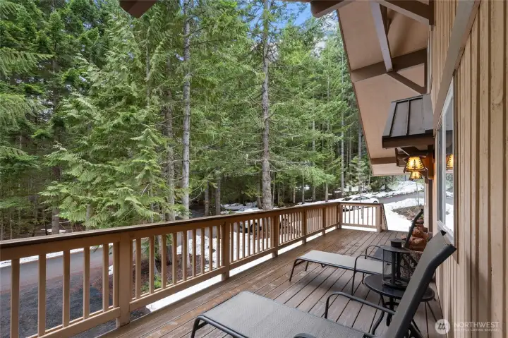 Another view of this expansive deck.