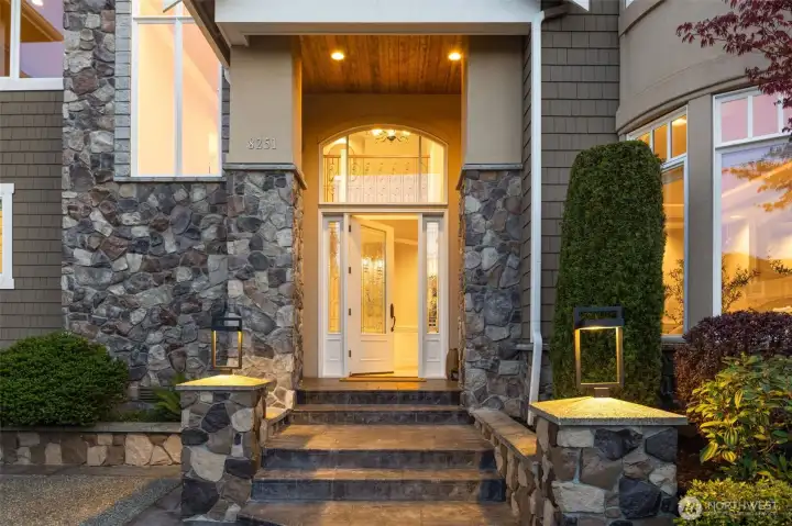 North-Facing Grand Front Entry North-Facing Grand Front Entry