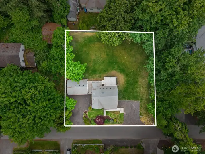 Large Lot with new grass