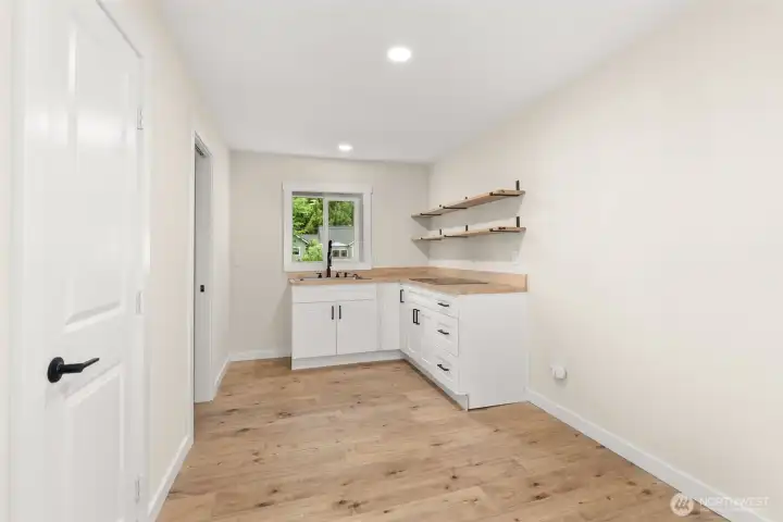 Kitchenette in Grarage