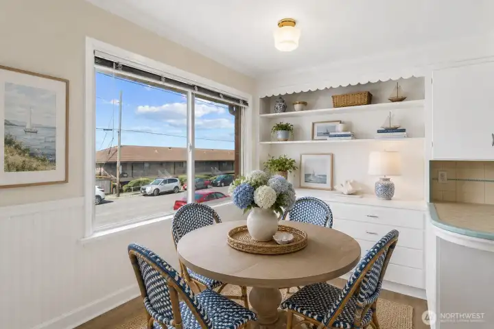 Kitchen with eating space.