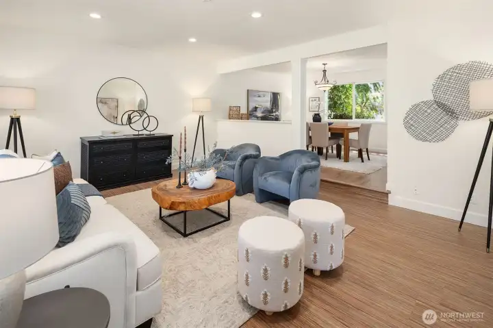 Wonderful flow to the dining area for effortless entertaining.