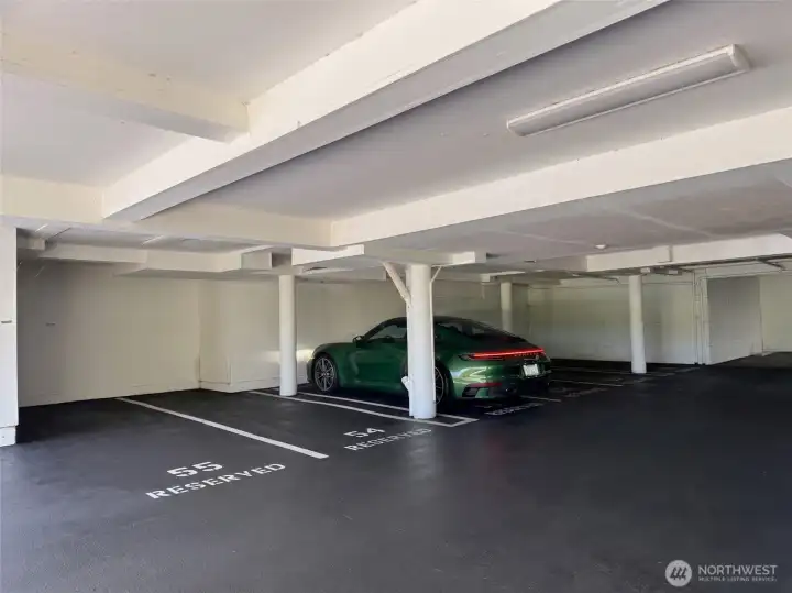 Dedicated covered garage parking for you! Dedicated covered garage parking for you!