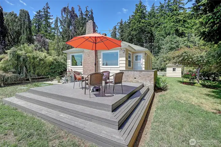 Lovingly preserved Camano bungalow.