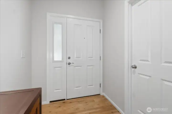 Beautiful Hardwood Floors Entry