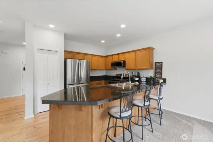 Lots of Kitchen Work Space